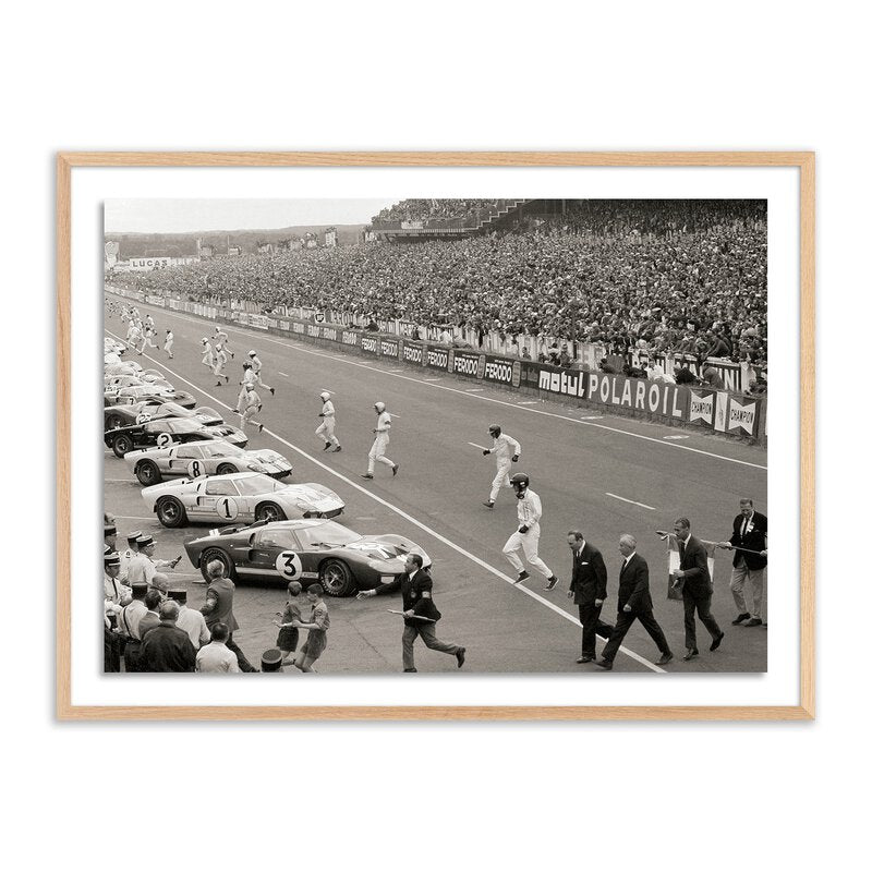 Start Of The Le Mans Race By Getty Images