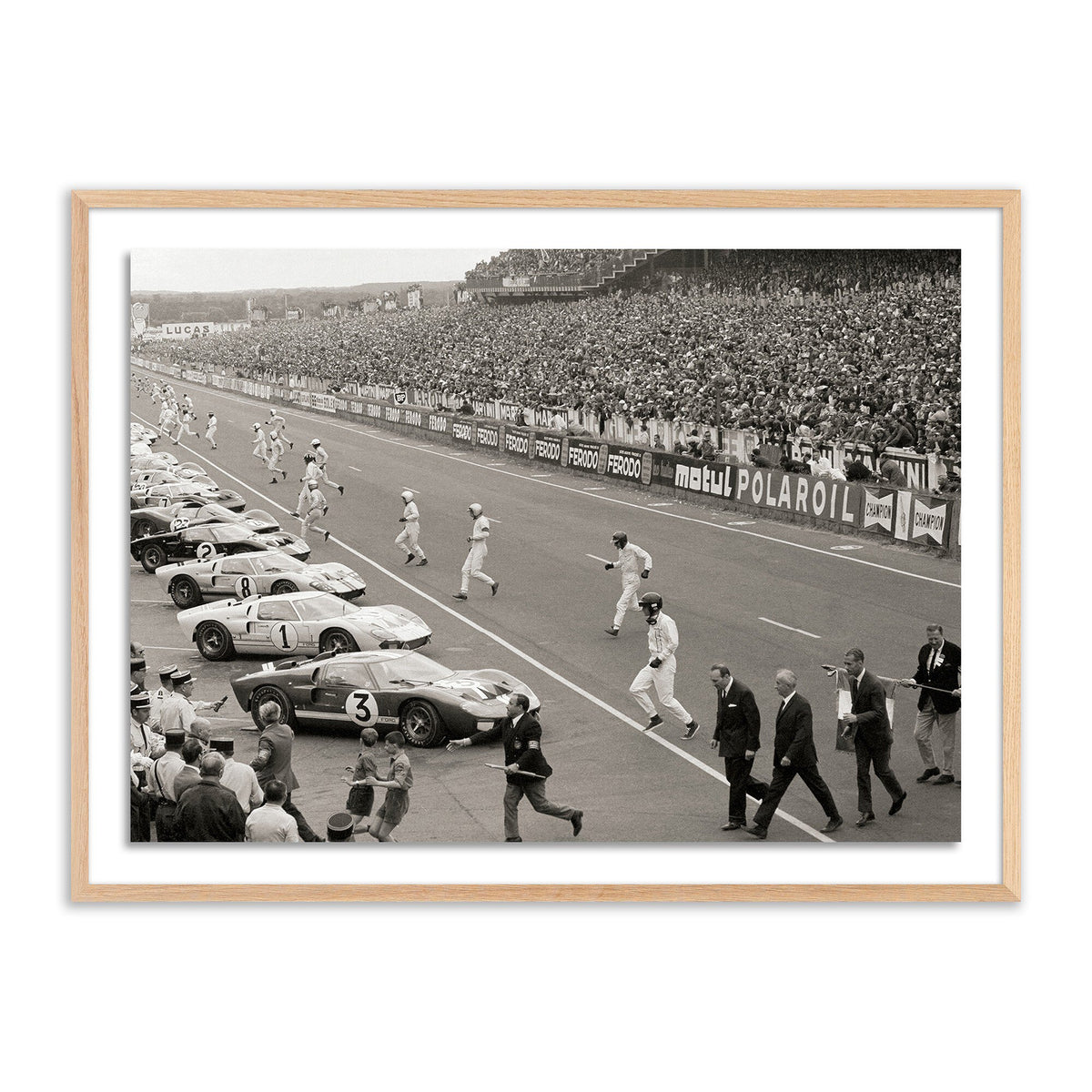 Start Of The Le Mans Race By Getty Images