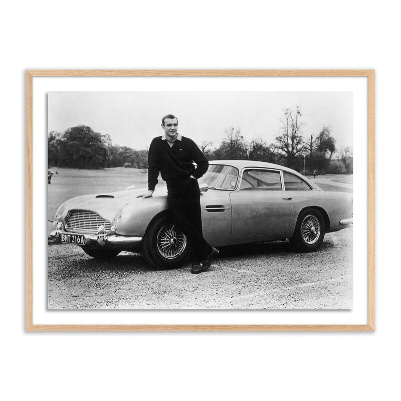 Sean Connery With 00'S Aston Martin By Getty Images