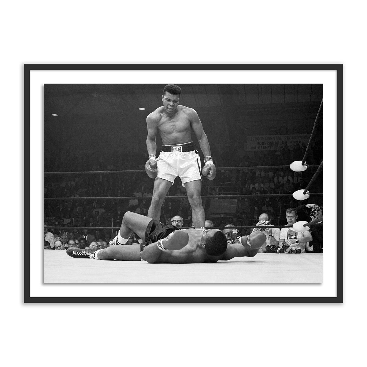 Muhammad Ali Taunting Sonny Liston By Getty Images