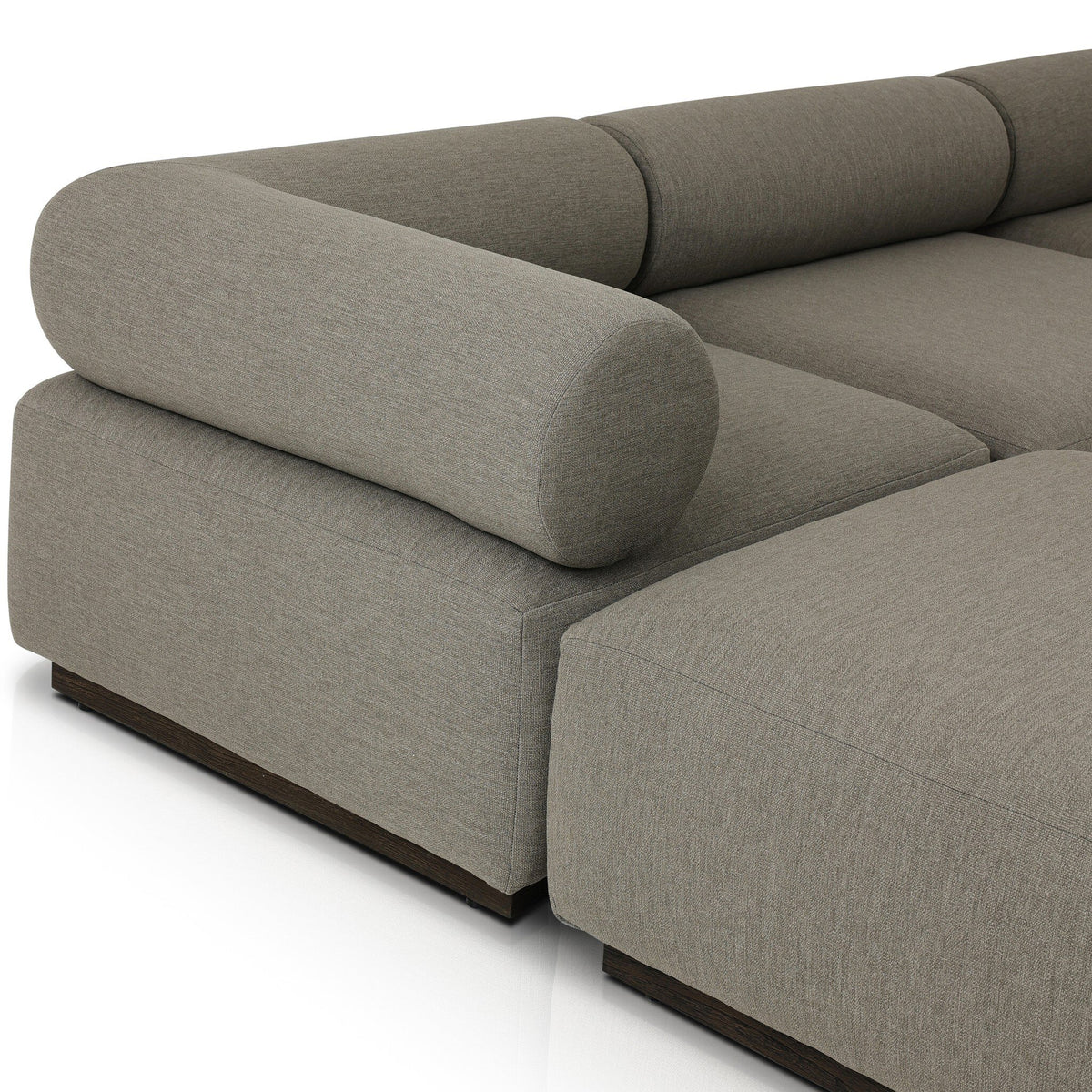 Lenox Outdoor 3pc Sectional W/Ottoman