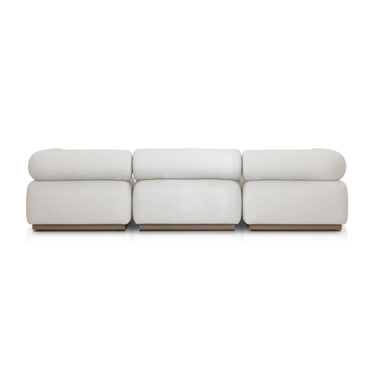 Lenox Outdoor 3pc Sectional W/Ottoman