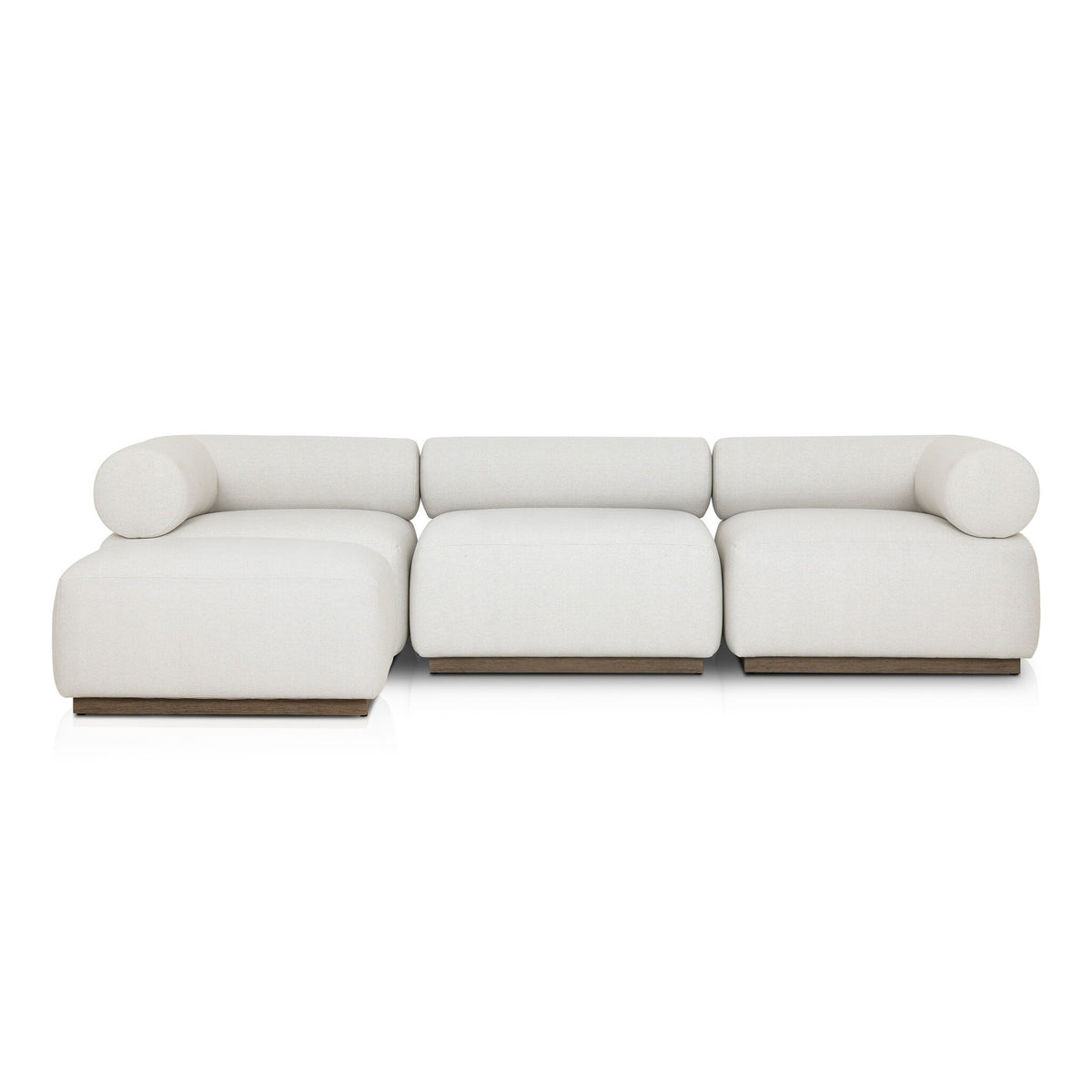 Lenox Outdoor 3pc Sectional W/Ottoman