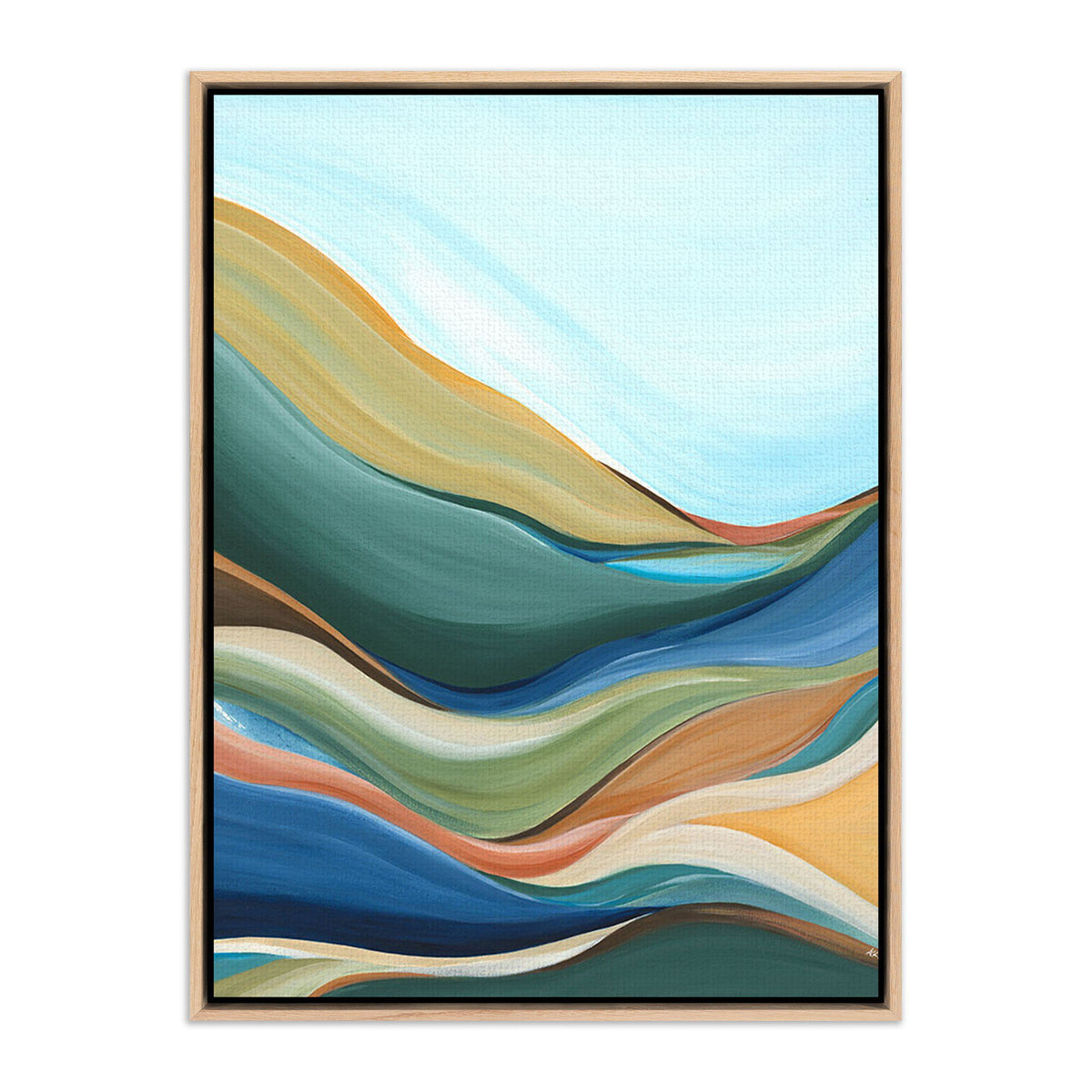 Trail To Teal Lake By Ahn Hee Strain