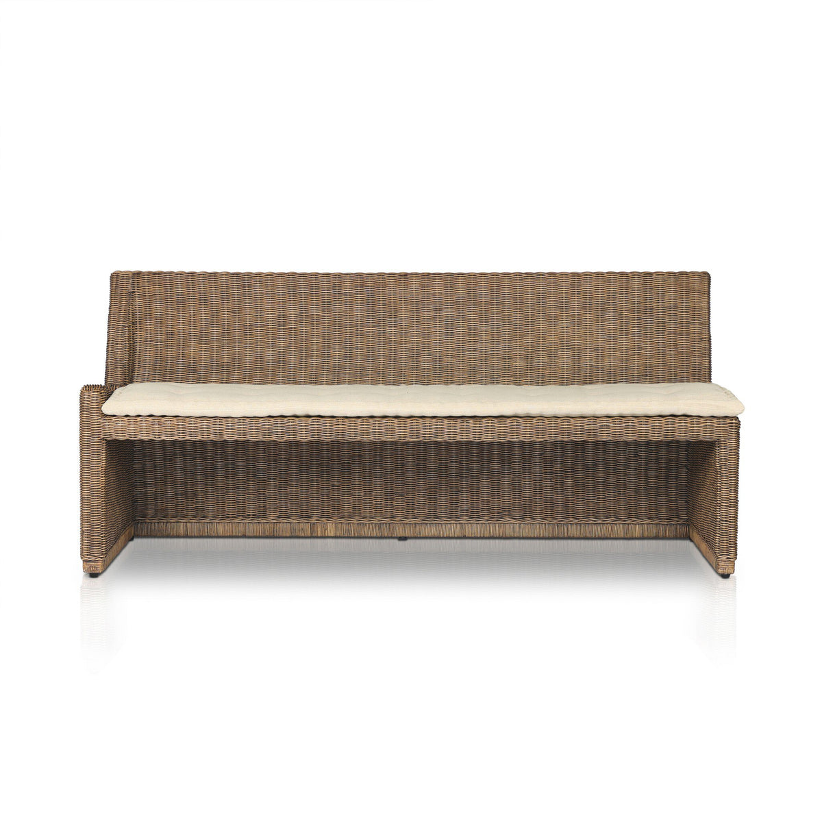 Senna Laf Woven Dining Bench 72"