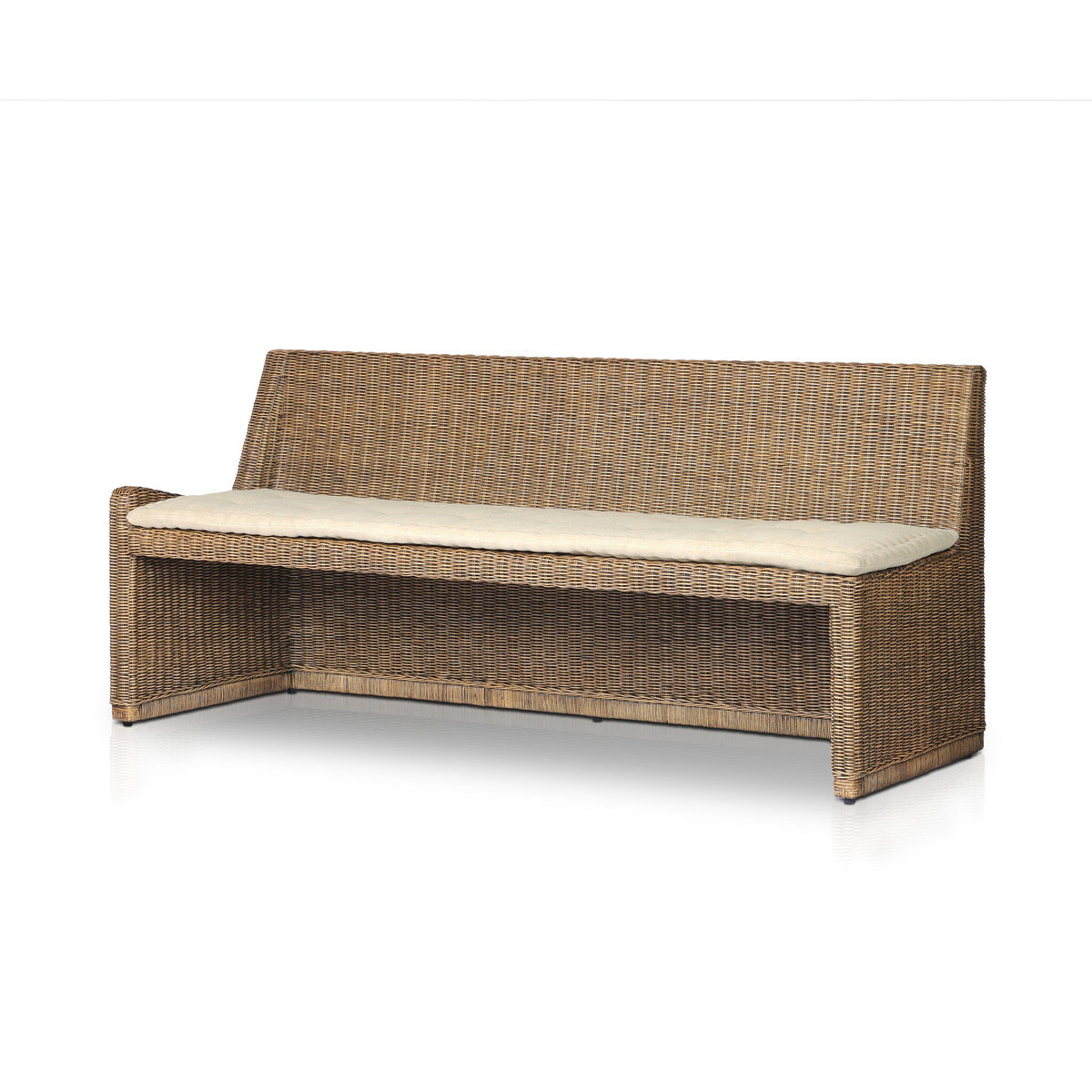 Senna Laf Woven Dining Bench 72"