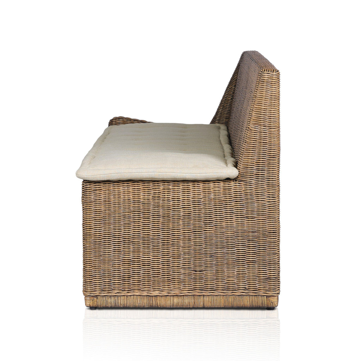 Senna Laf Woven Dining Bench 72"