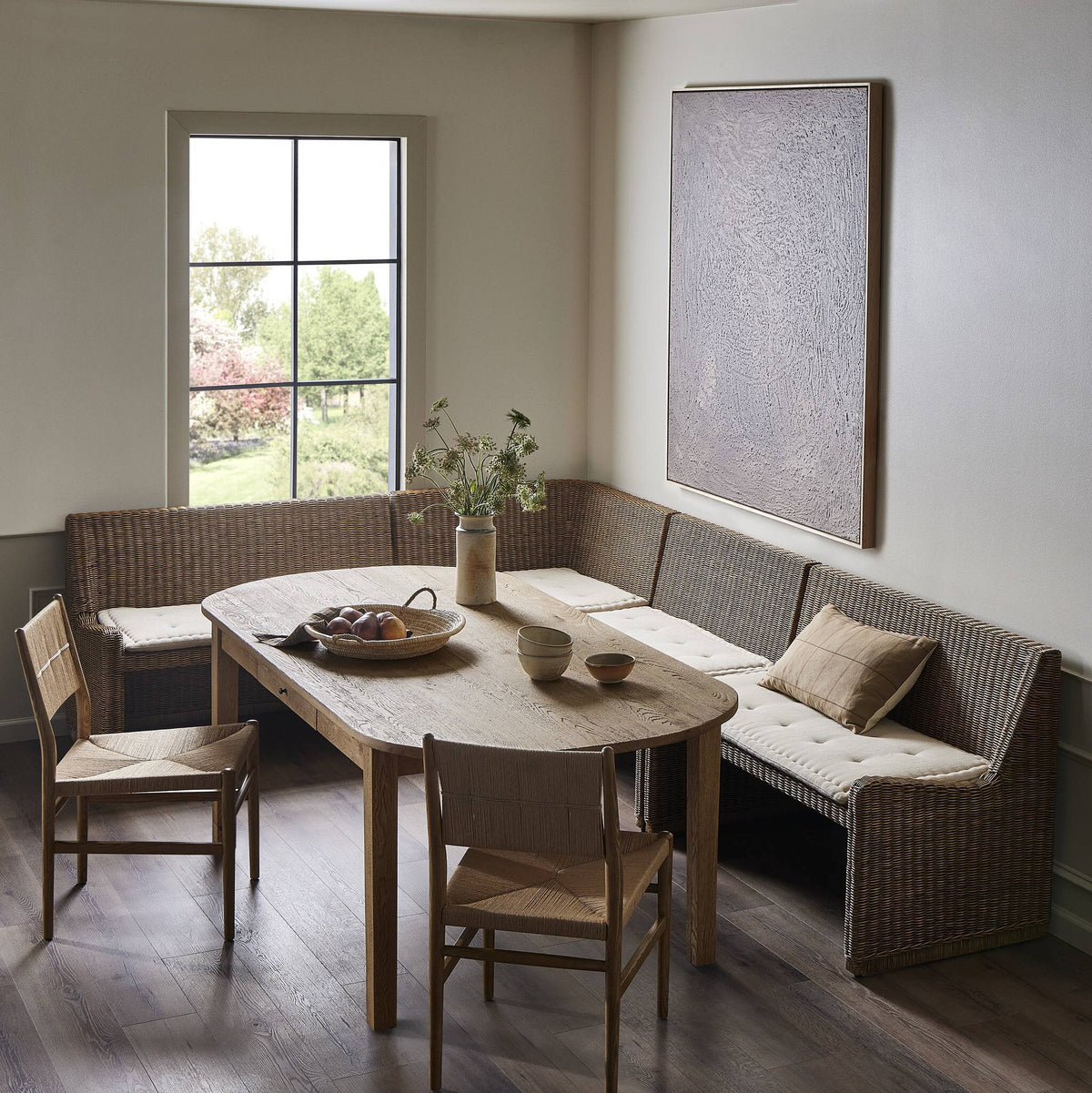 Senna Dining Banquette L Shape 121"