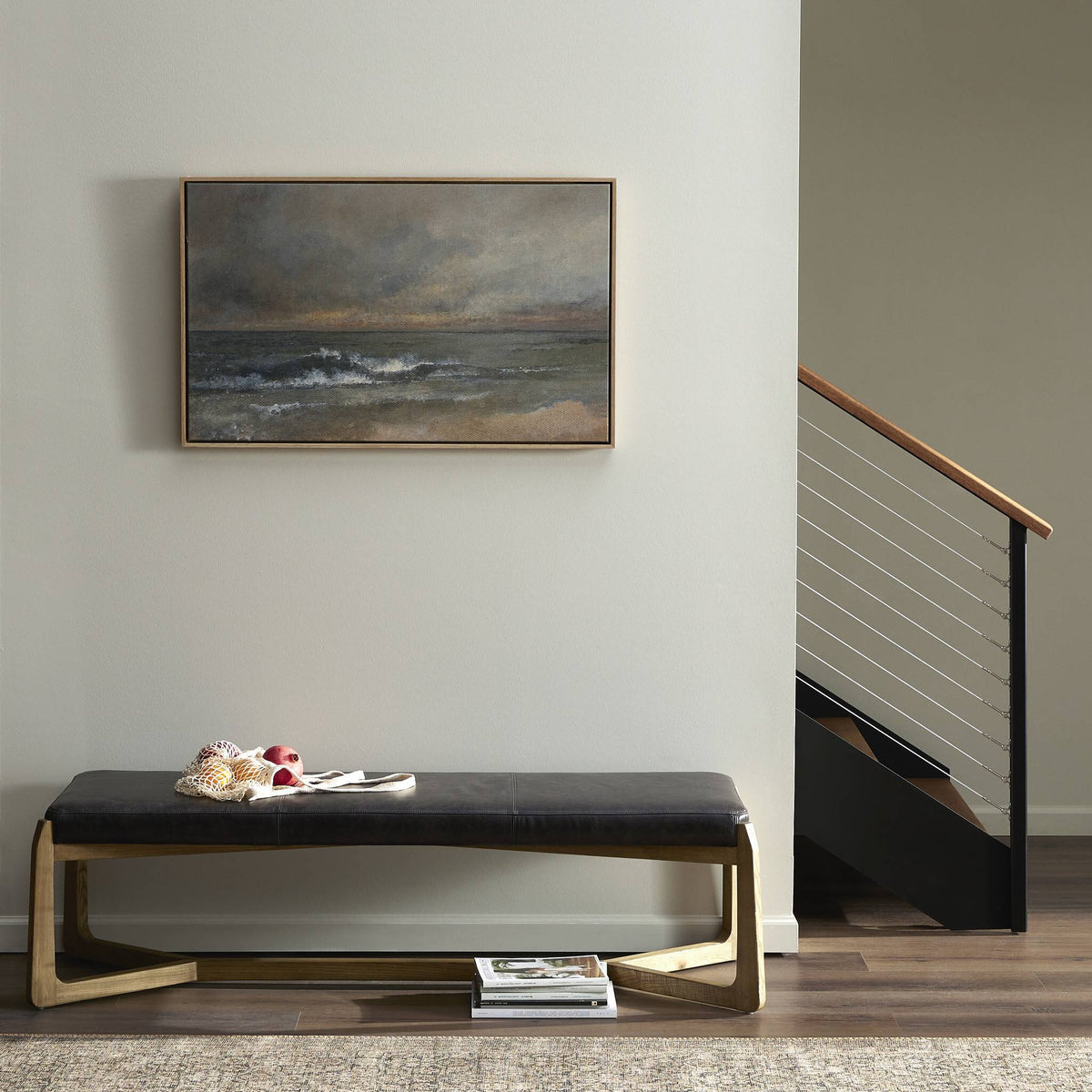 a painting on the wall