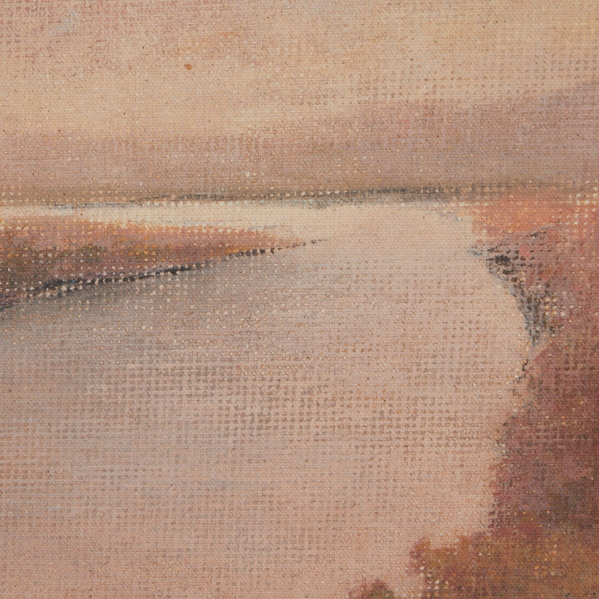 a painting of a river
