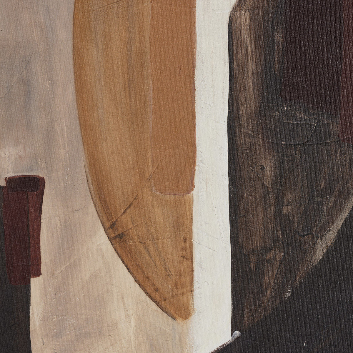 a close up of a painting