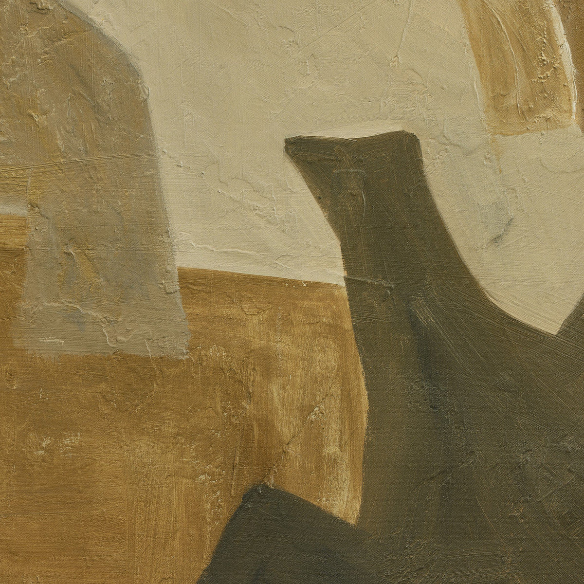 a close up of a painting