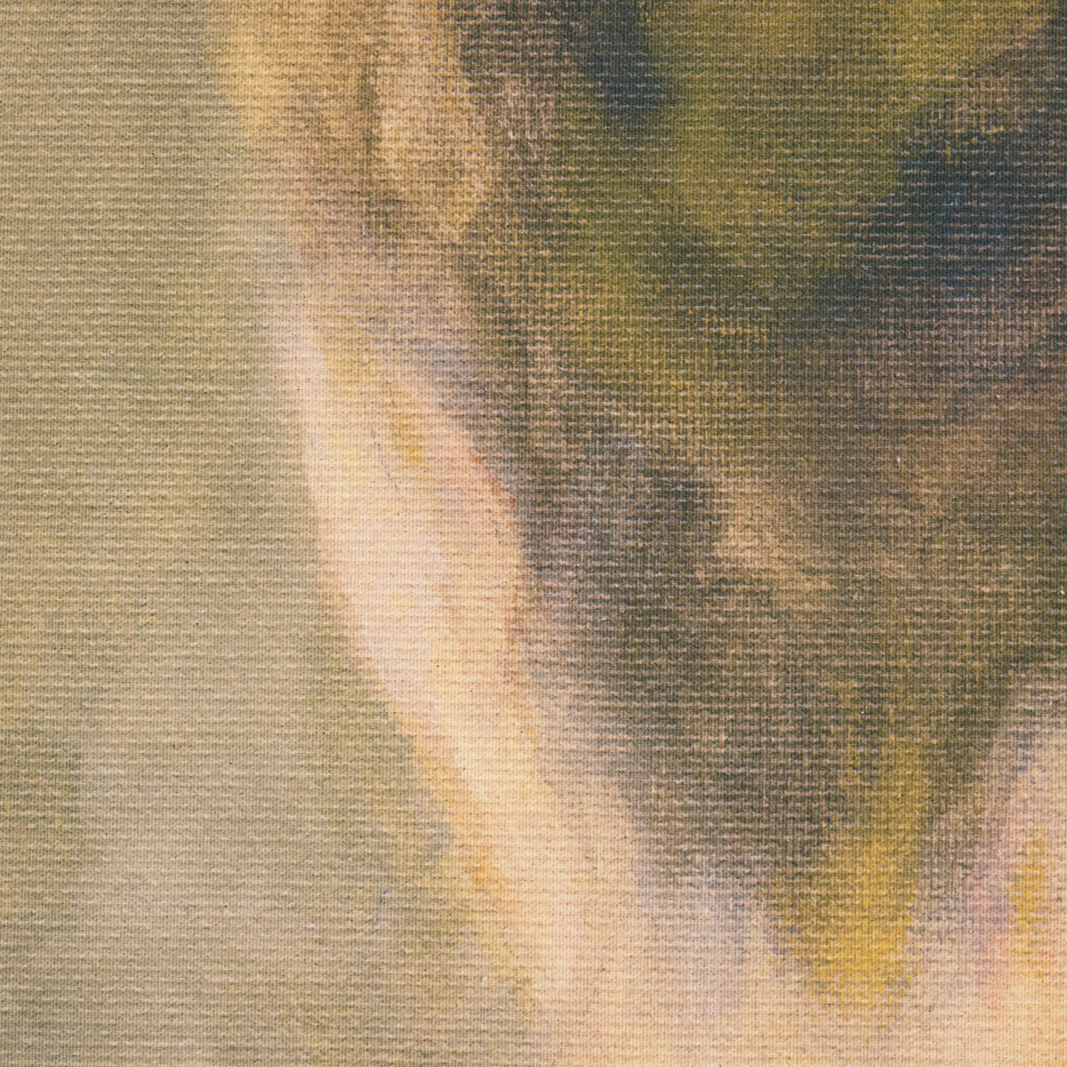 a close up of a painting