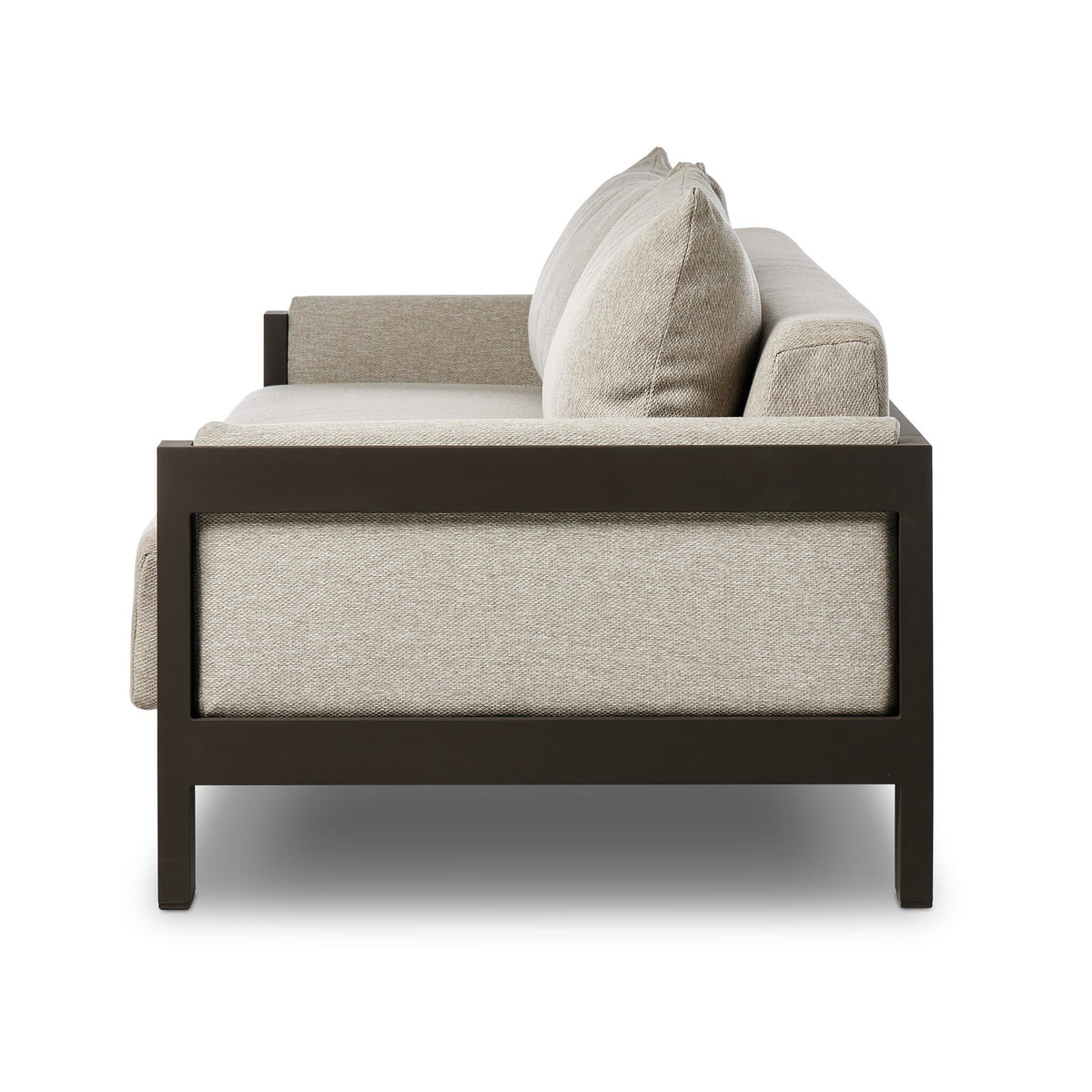 Chapman Outdoor Metal Sofa-106"