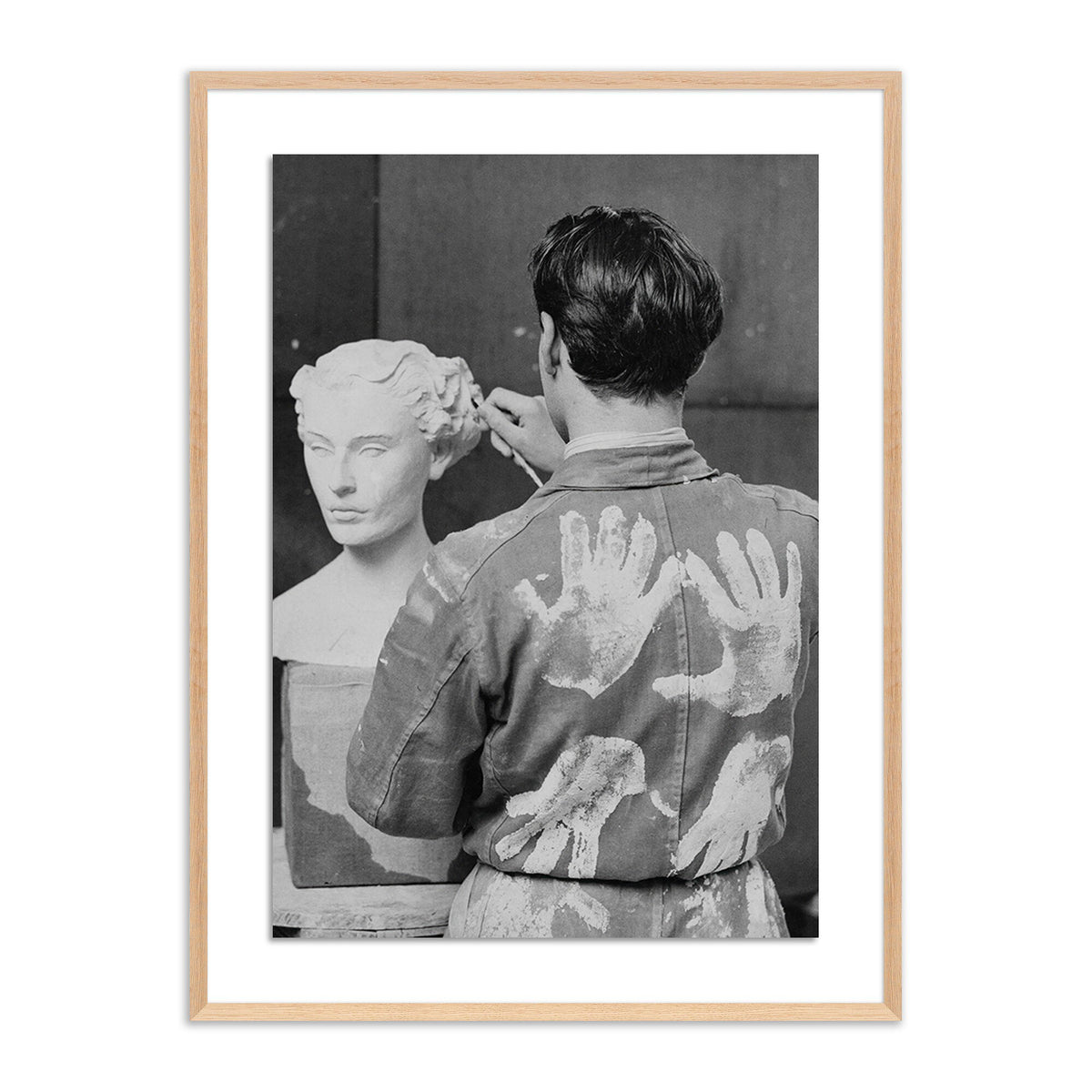 Sculptor At Work By Getty Images