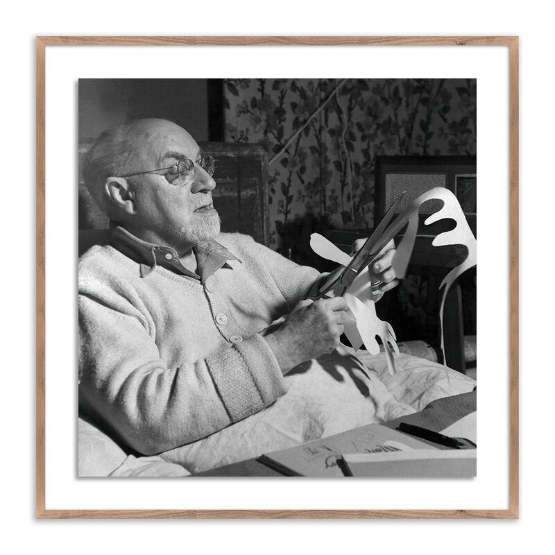 Henri Matisse Working On Paper Cut-Out By Getty Images - Four Hands (FH-14551)