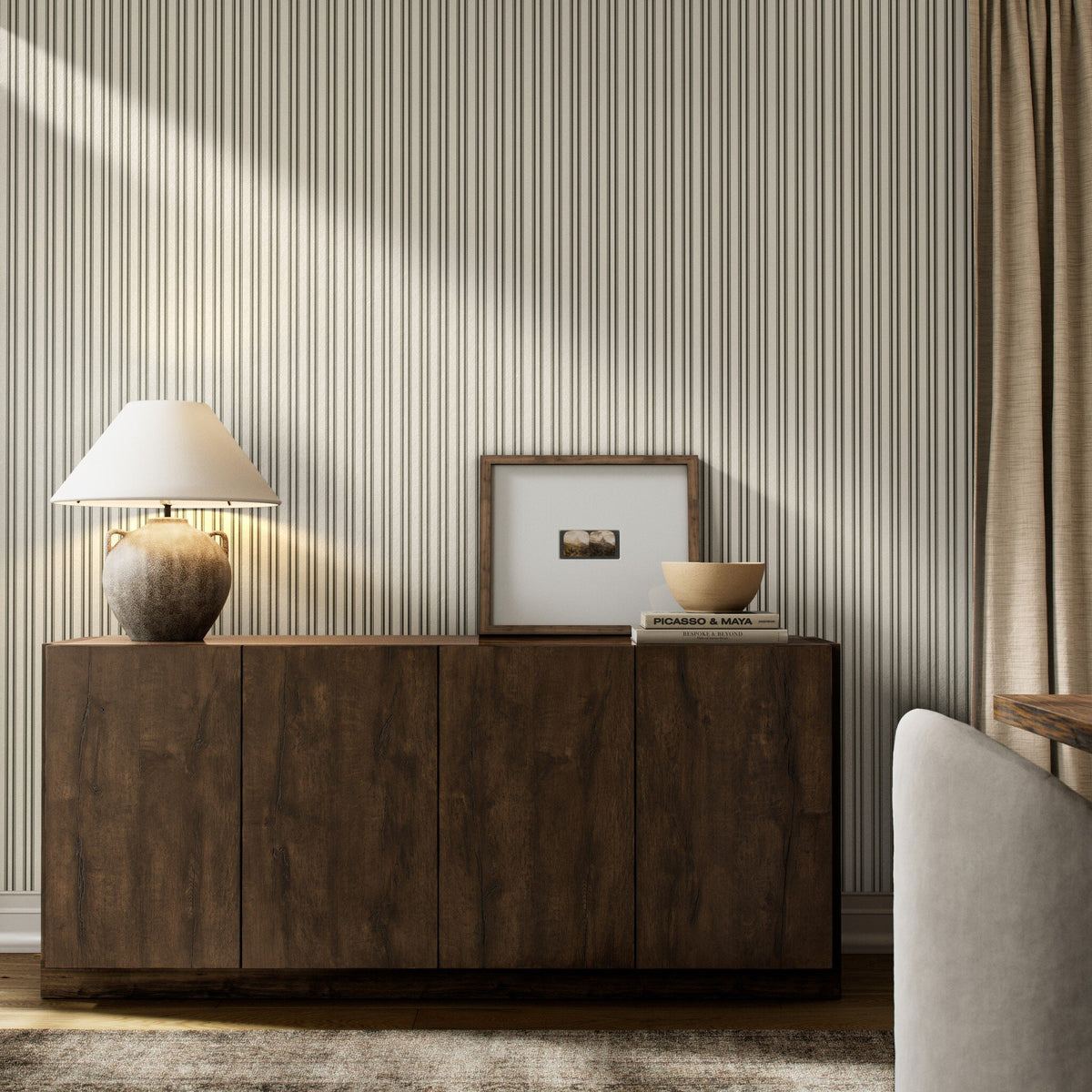 Multi Stripe Wallpaper By Getty Images