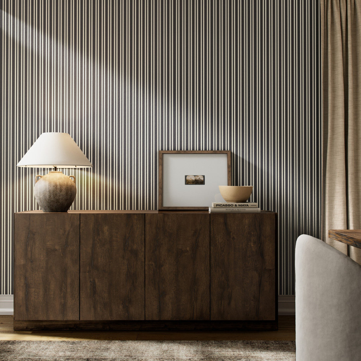 Multi Stripe Wallpaper By Getty Images