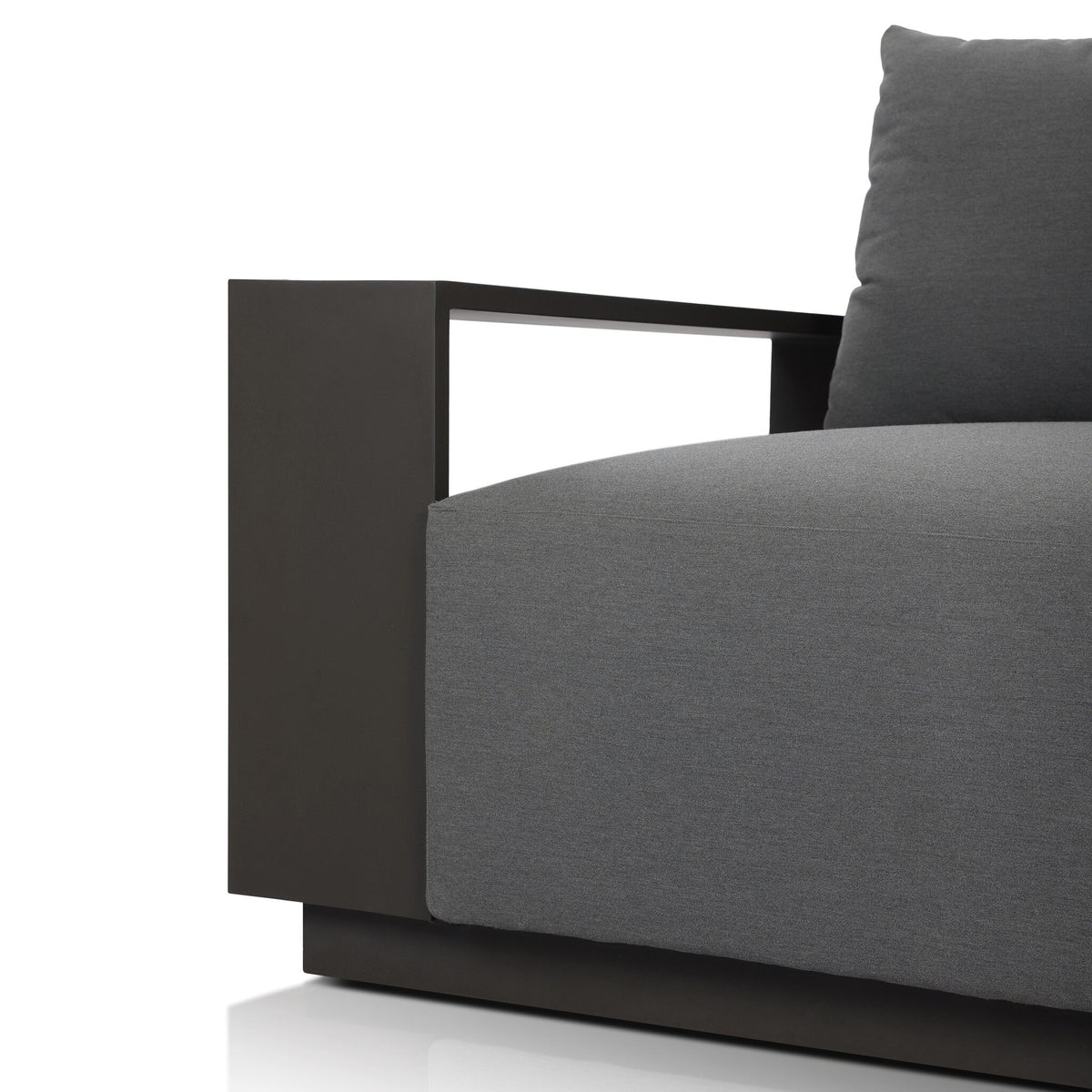 Branford Outdoor Metal Sofa-106"