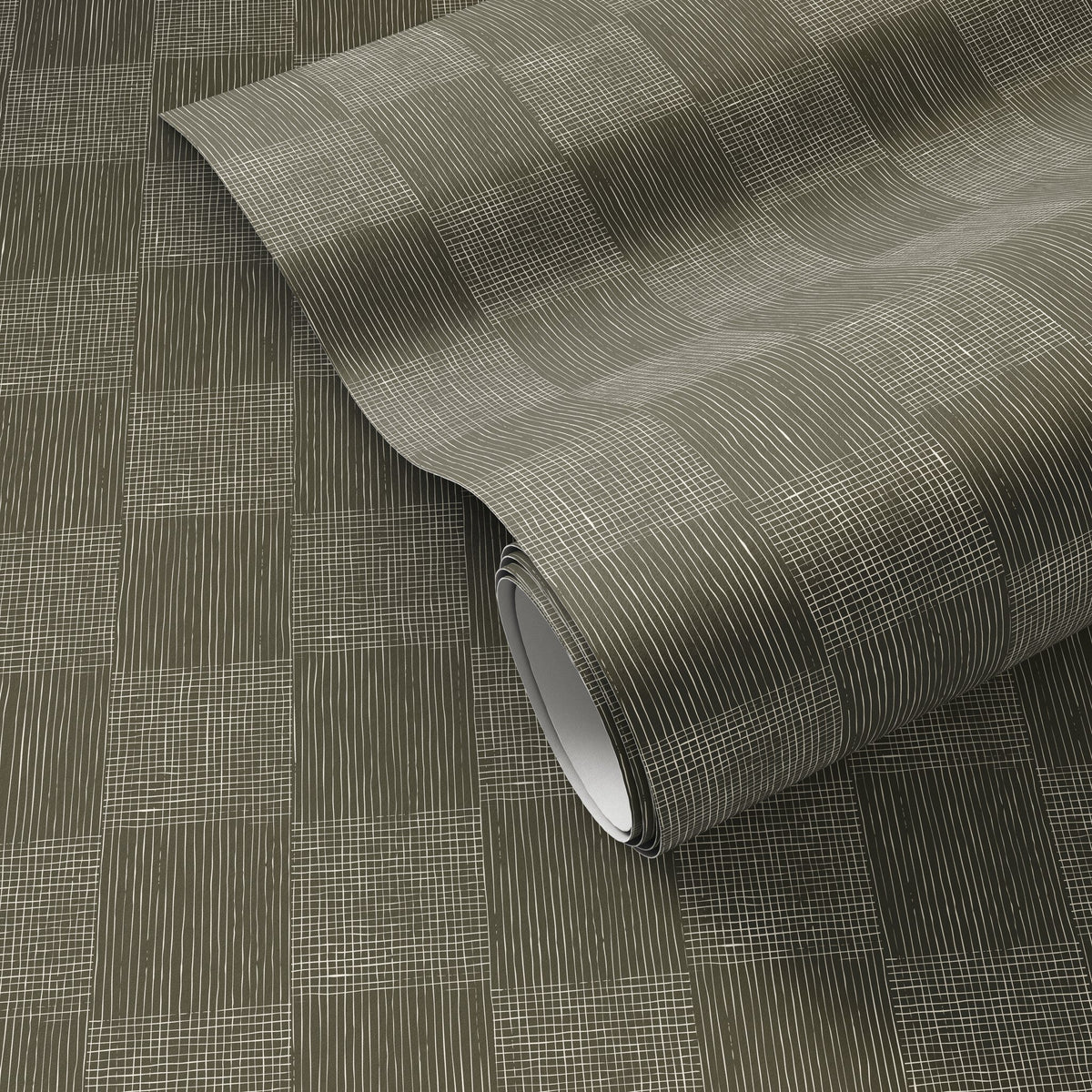 a close-up of a roll of wallpaper