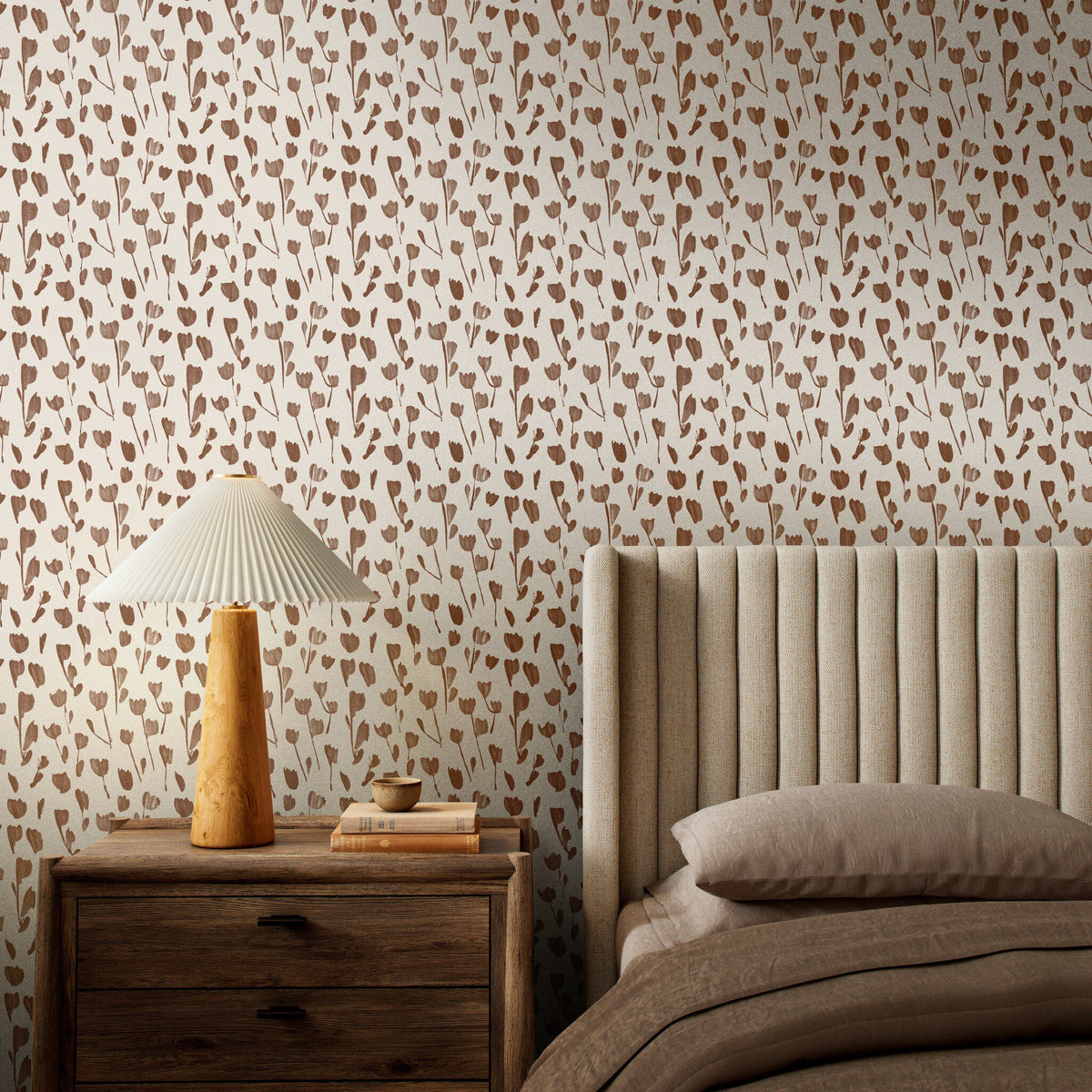 Wild Flowers I Wallpaper By Roseanne Kenny - Four Hands (247814-024)