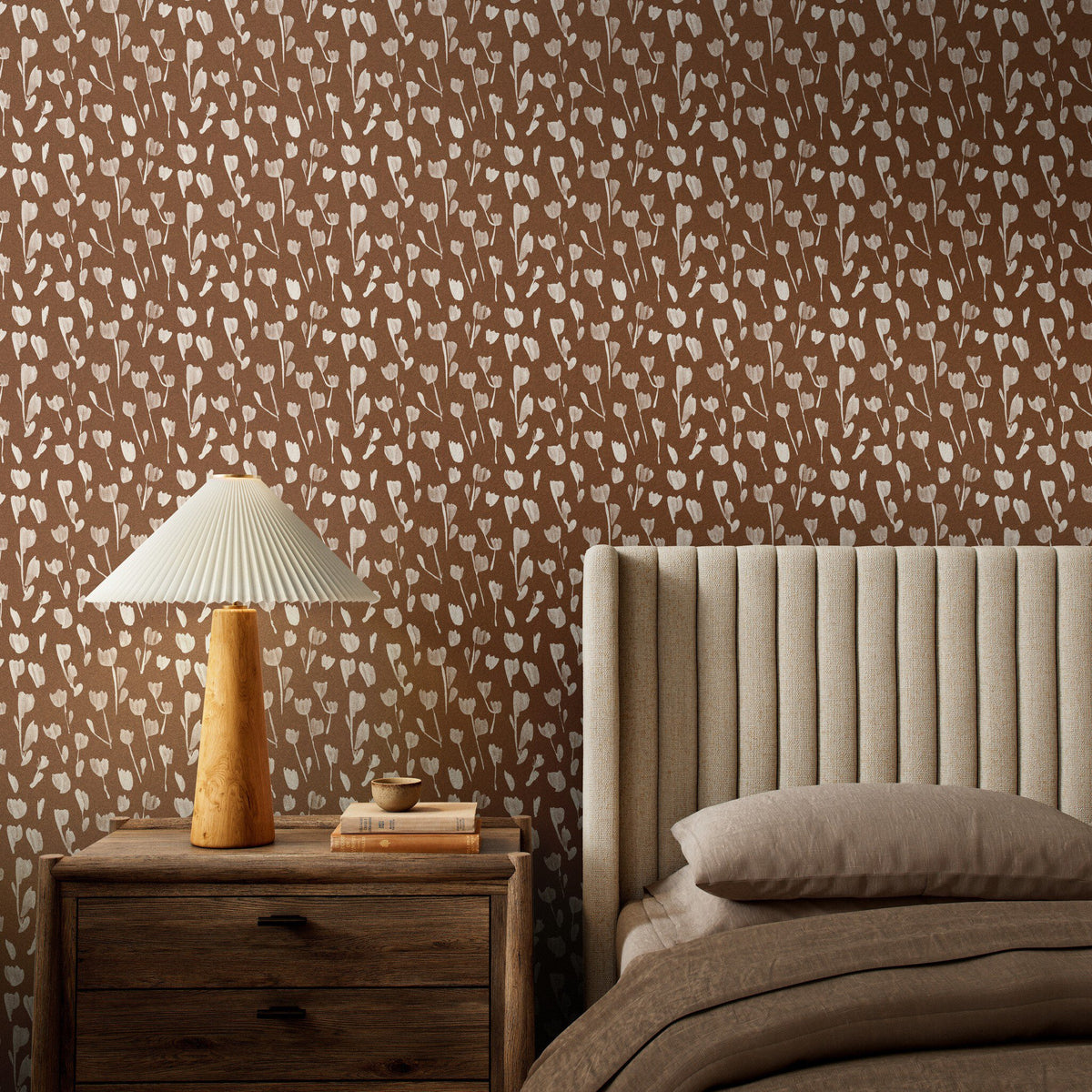 Wild Flowers I Wallpaper By Roseanne Kenny - Four Hands (247814-016)