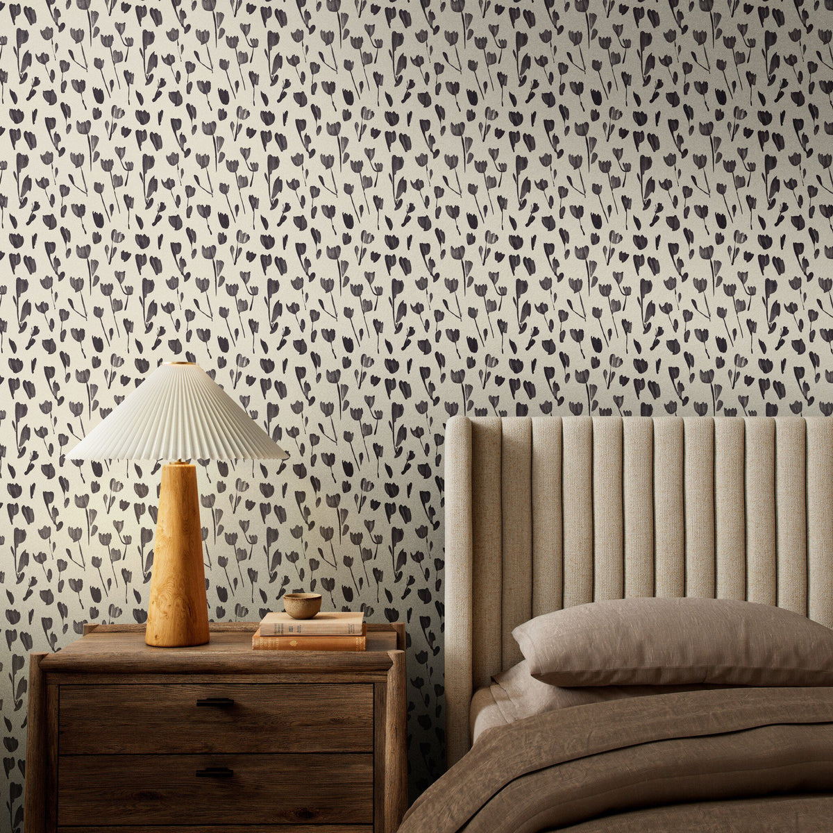 Wild Flowers I Wallpaper By Roseanne Kenny - Four Hands (247814-016)