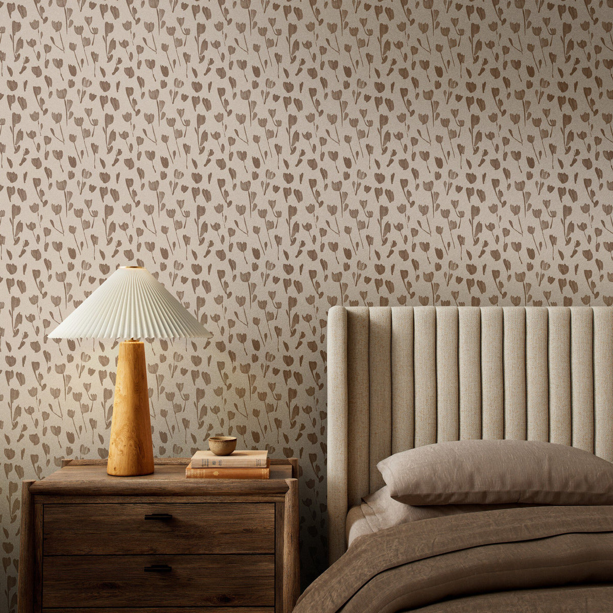 Wild Flowers I Wallpaper By Roseanne Kenny - Four Hands (247814-012)