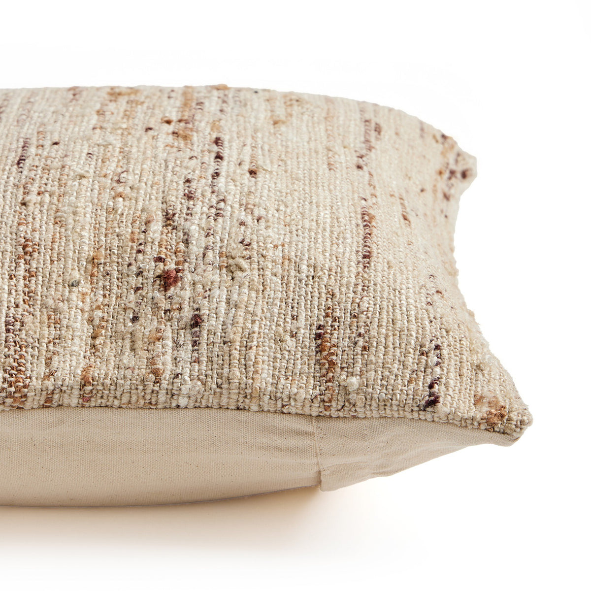 a close up of a pillow