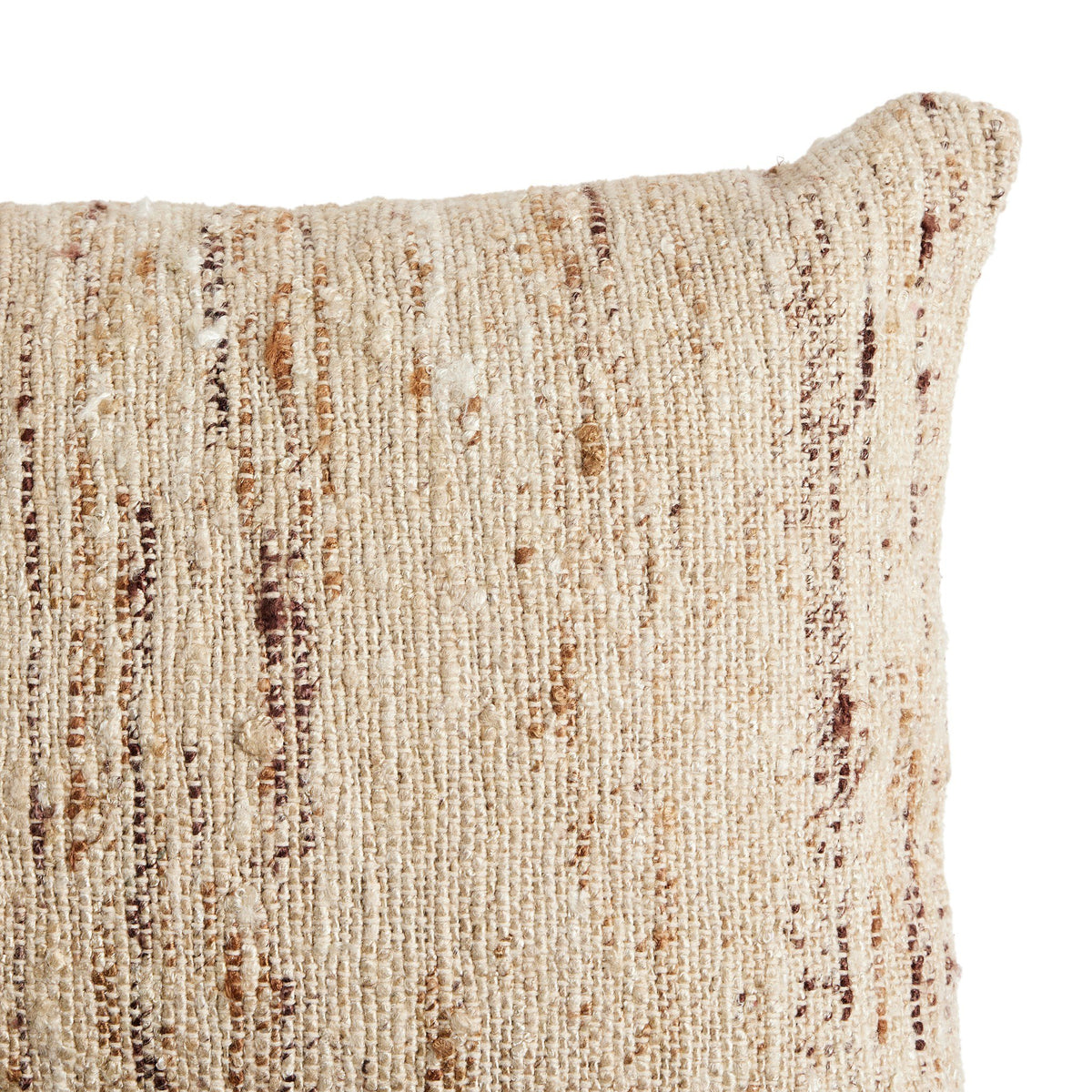 a close up of a pillow