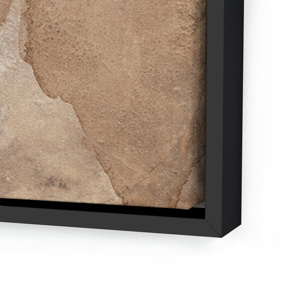 a close up of a painting