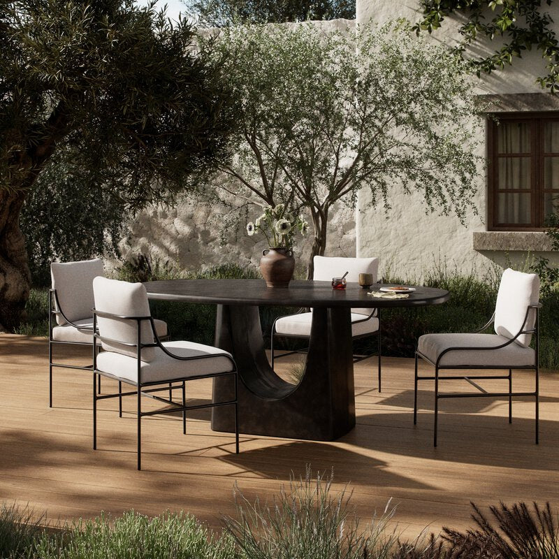 Amato Outdoor Dining Table-72"