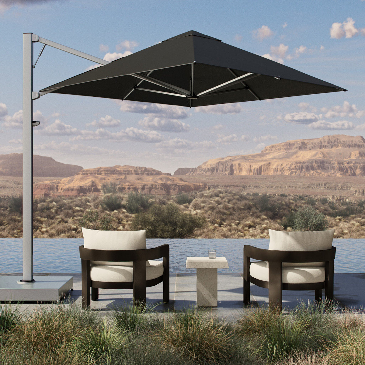 Shadowspec Serenity Outdoor Umbrella-Square 8'