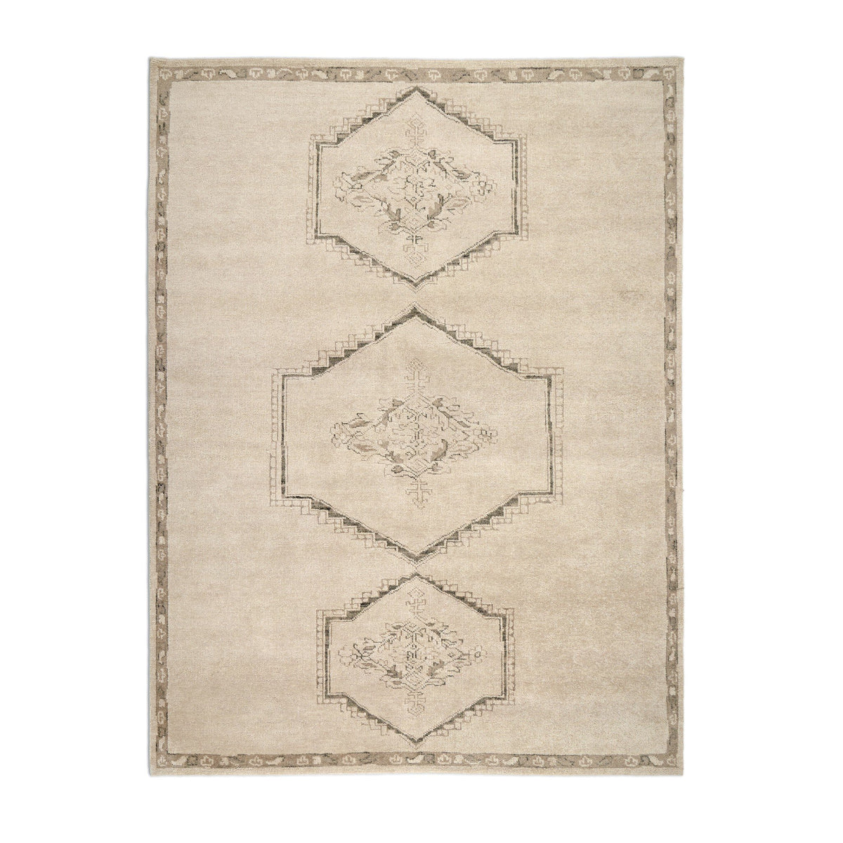 a rug with a pattern