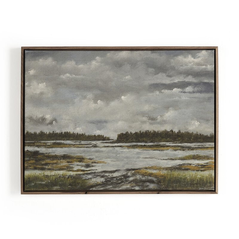 a painting of a landscape