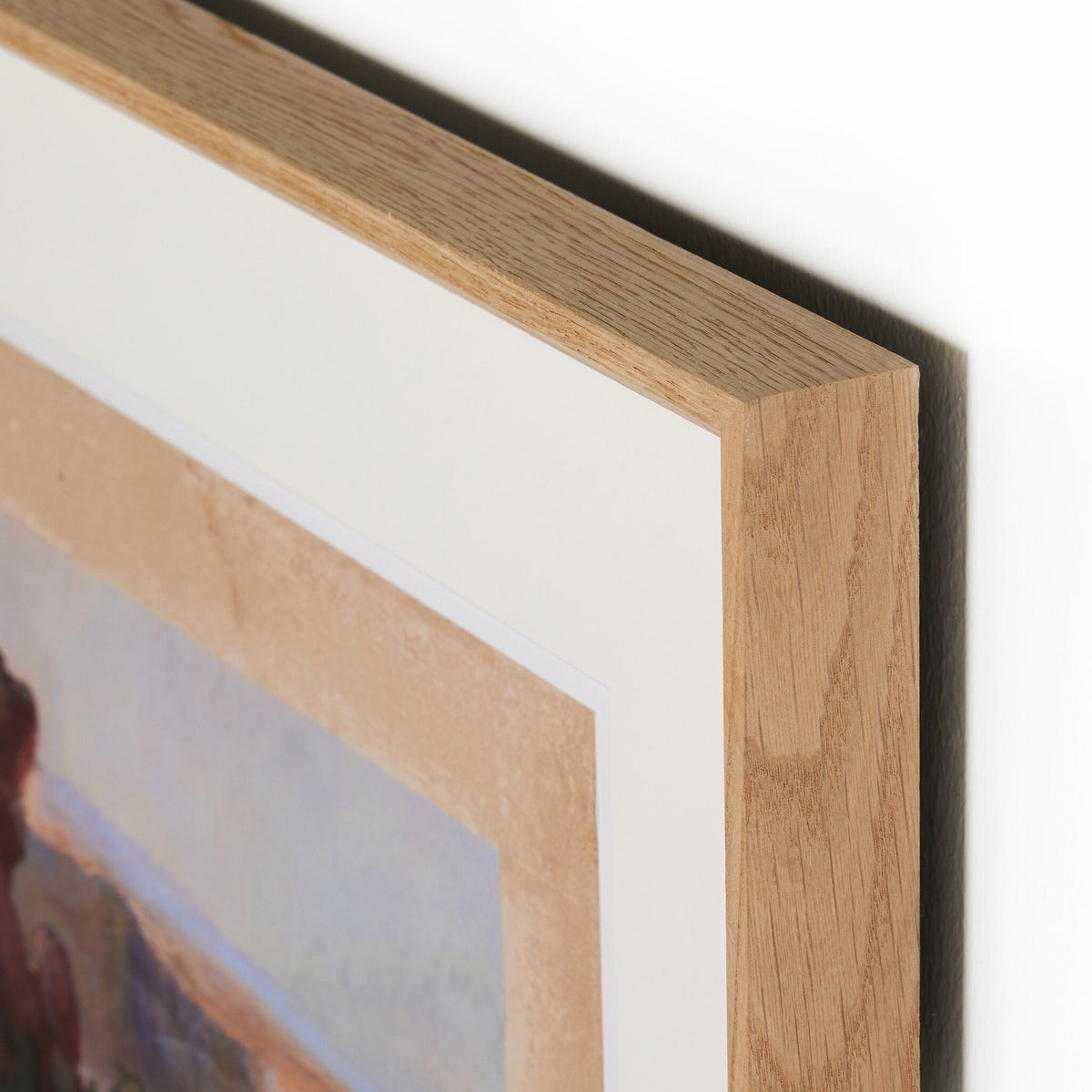 a close up of a painting