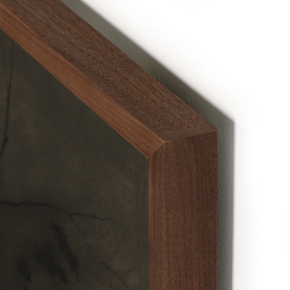 a close up of a frame