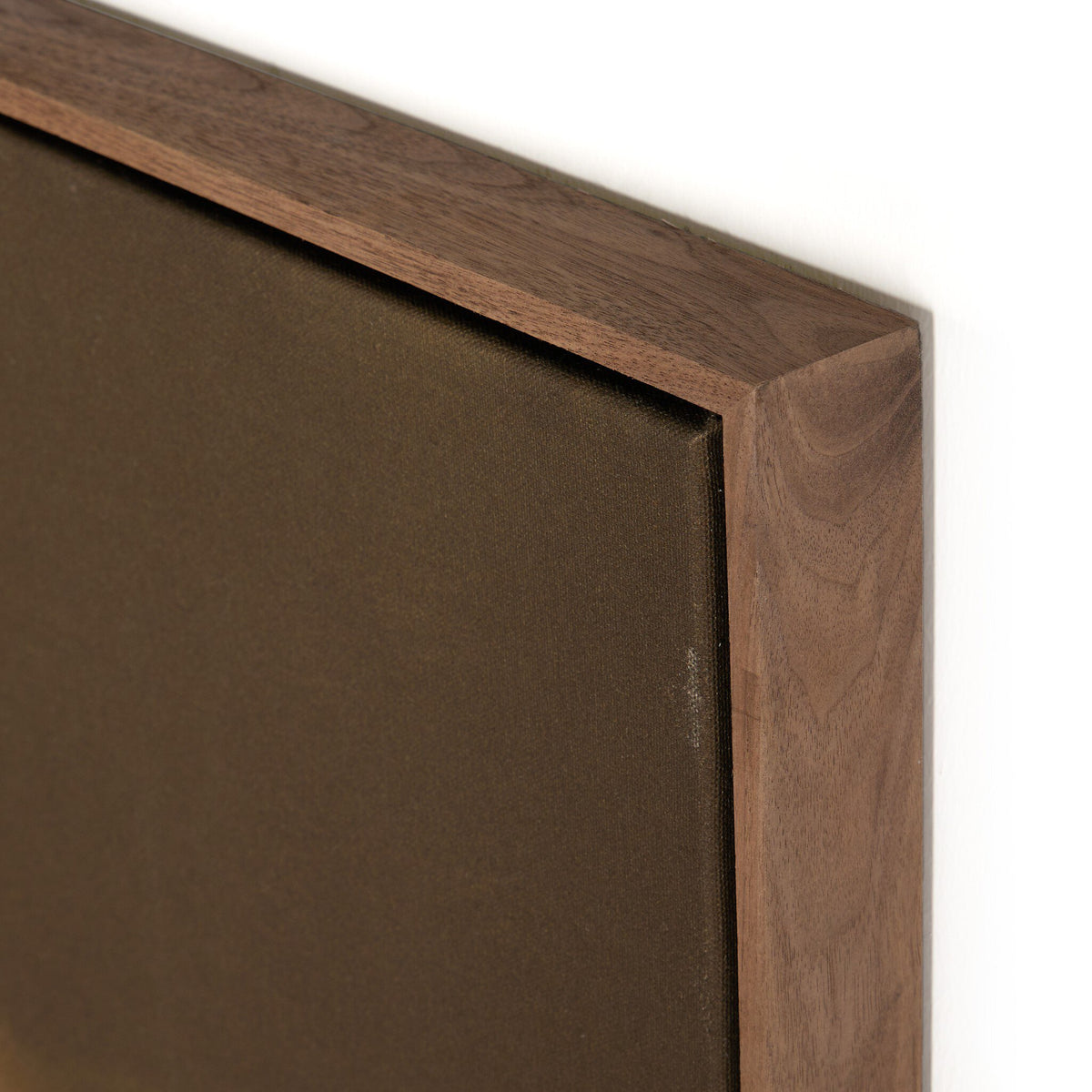 a close up of a wood frame
