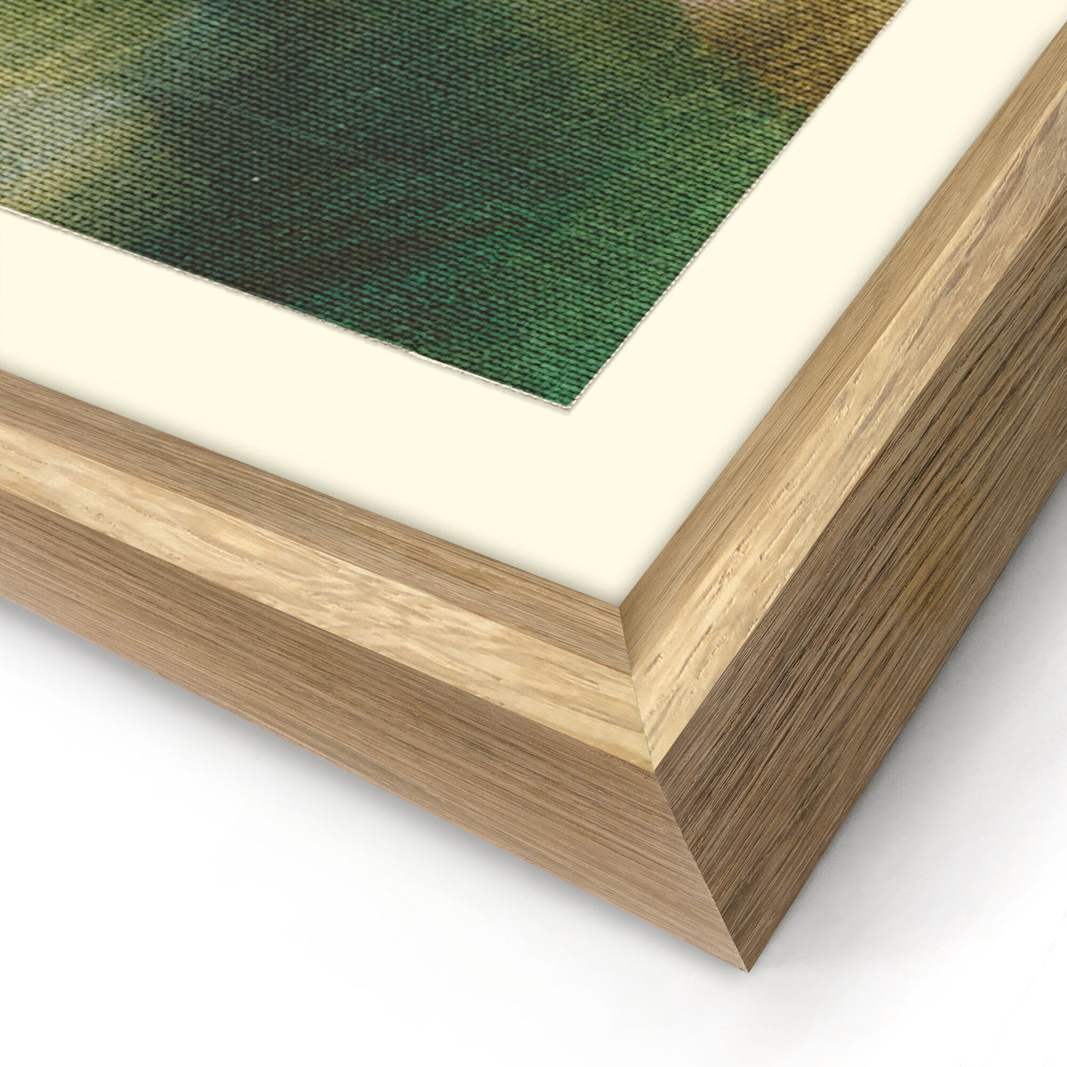 a close up of a wood frame