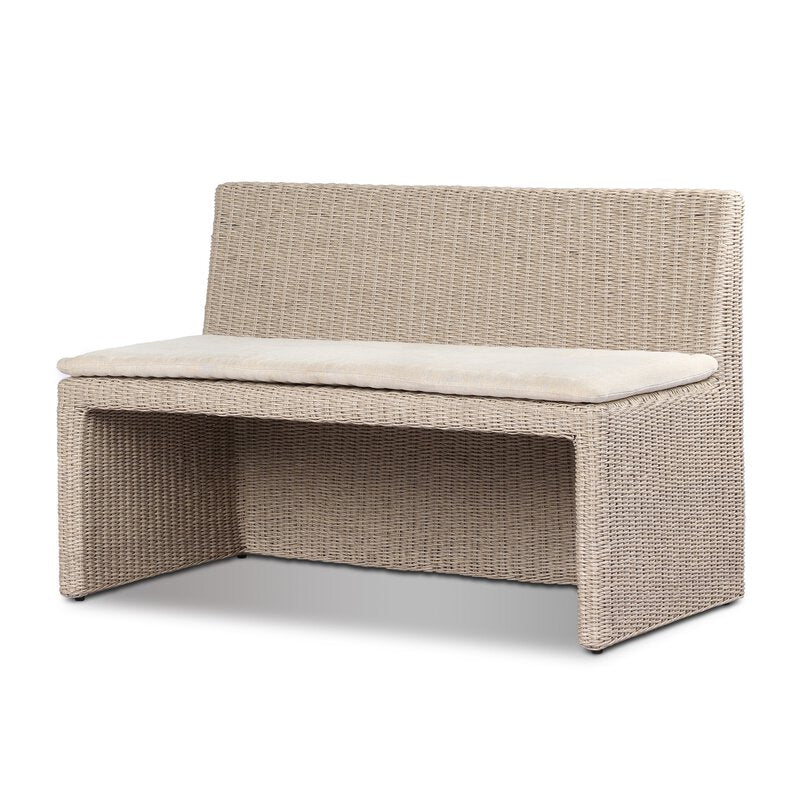 Senna Outdoor Dining Bench 49"
