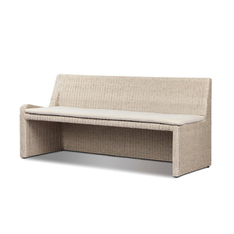 Senna Outdoor Laf Dining Bench 72"