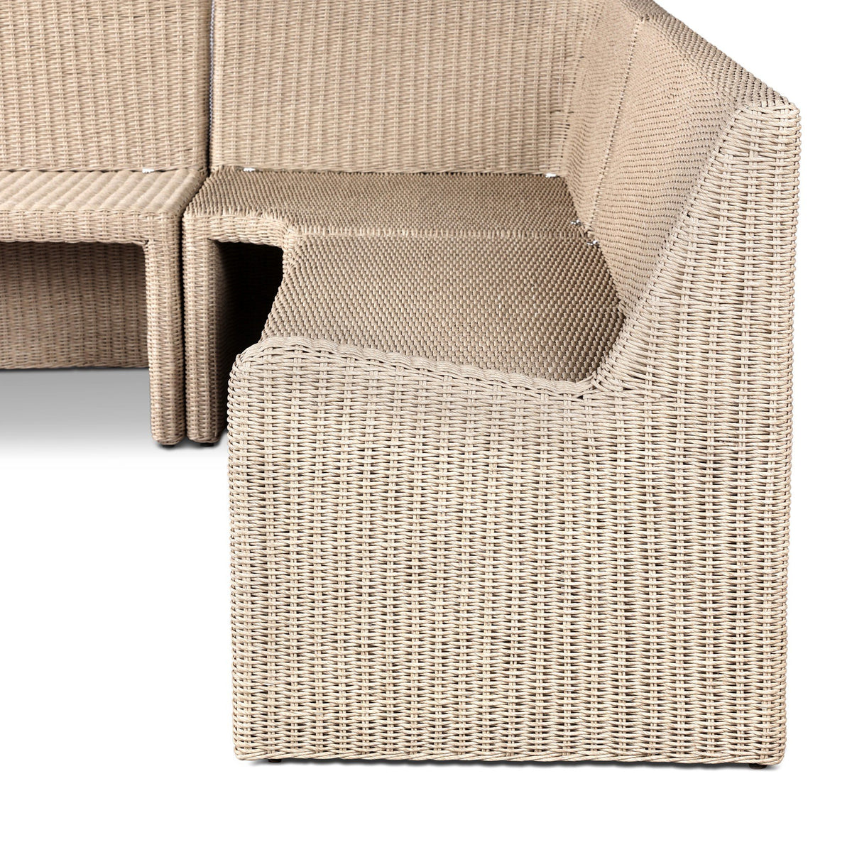 Senna Outdoor Dining Banquette L Shape 106"-Left