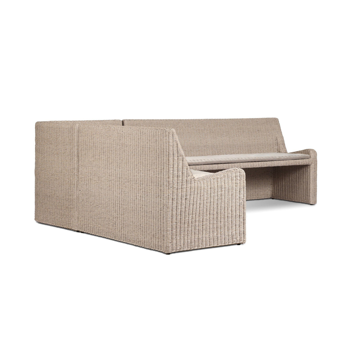 Senna Outdoor Dining Banquette L Shape 106"-Left