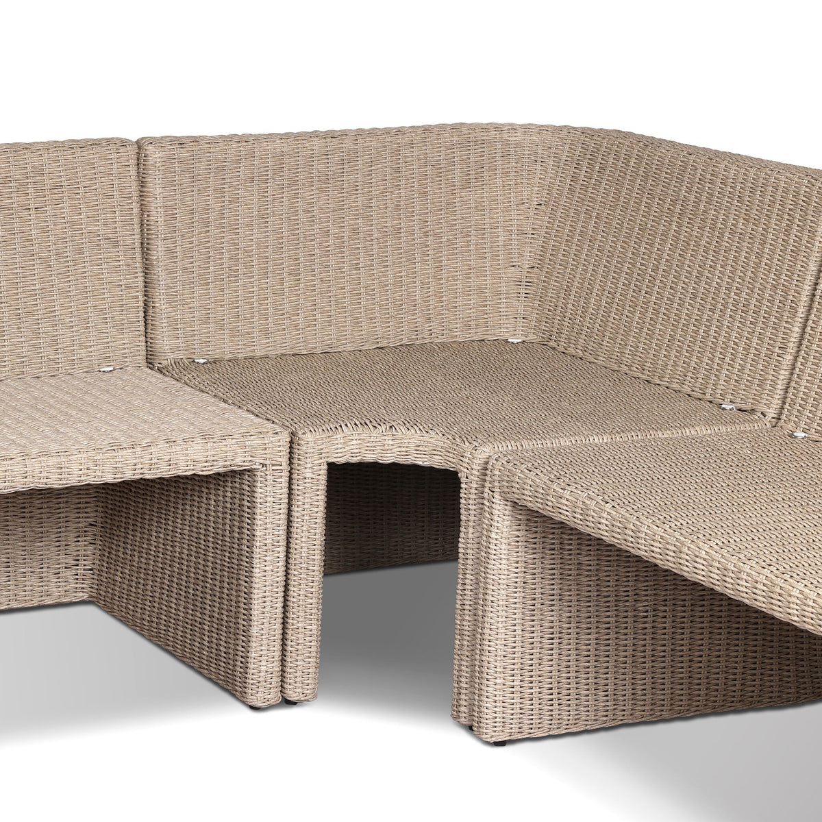 Senna Outdoor Dining Banquette L Shape 106"-Left