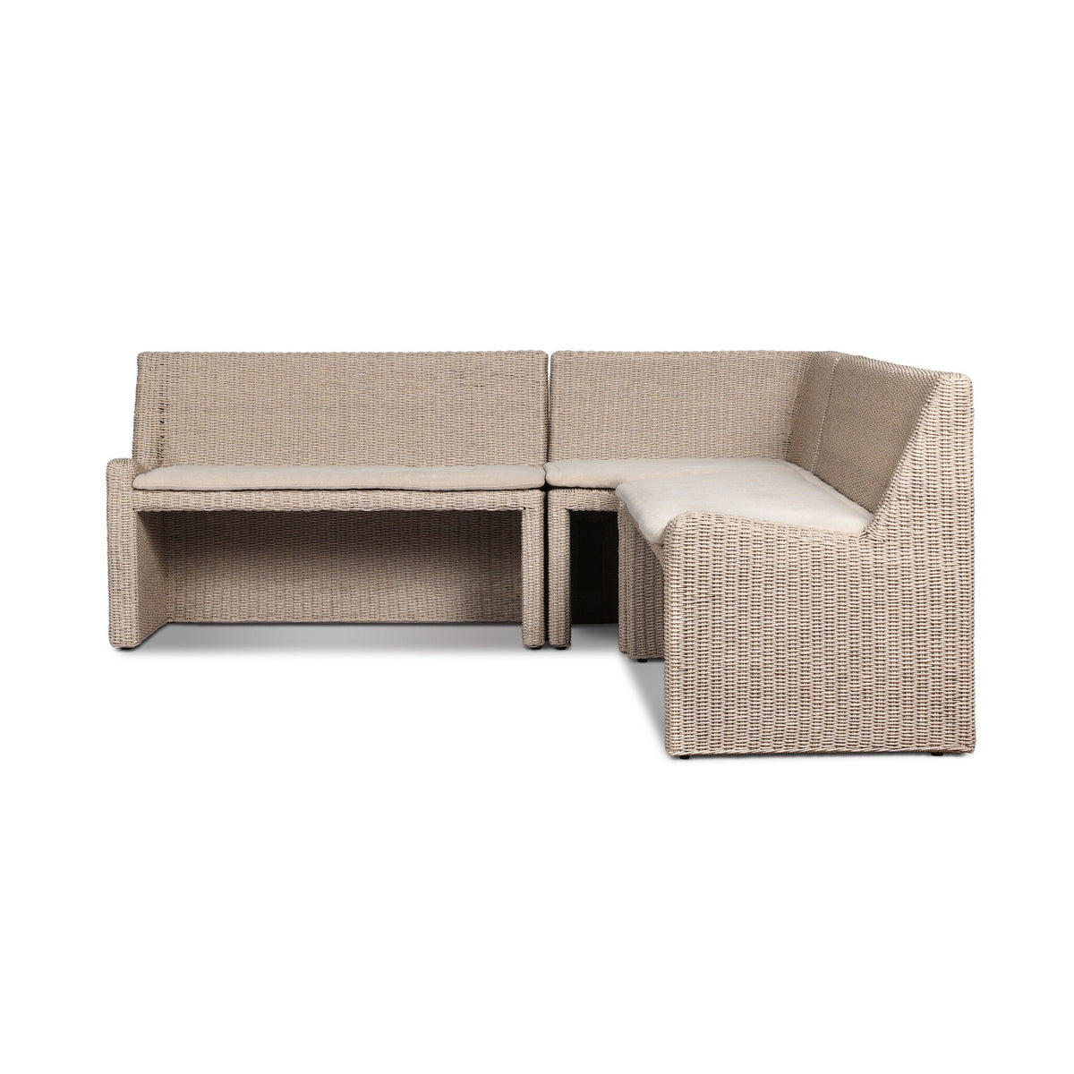 Senna Outdoor Dining Banquette L Shape 106"-Left