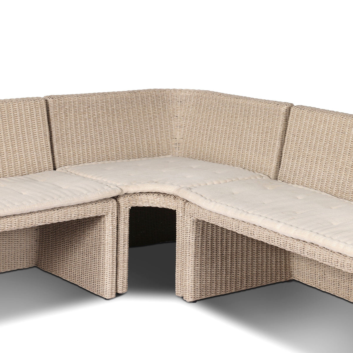 Senna Outdoor Dining Banquette L Shape 106"-Right