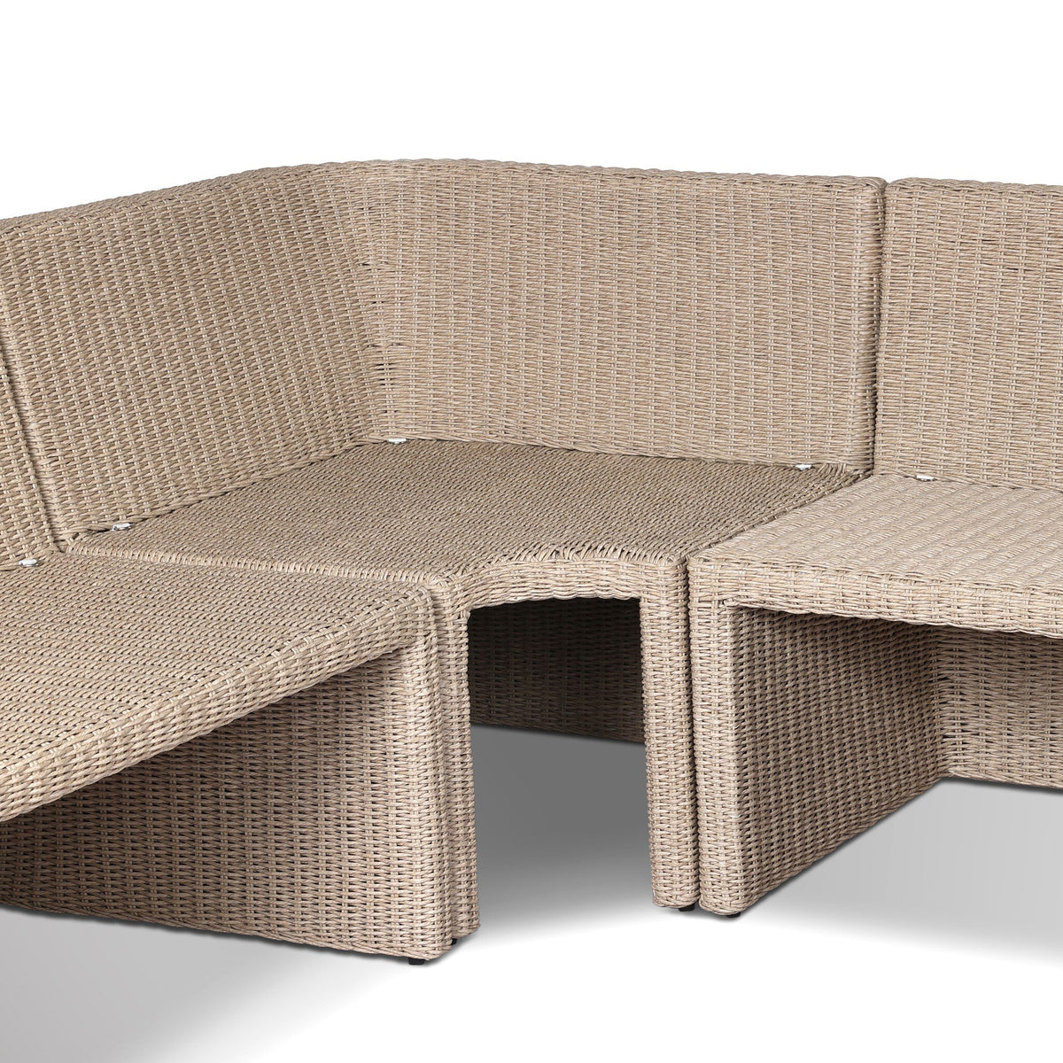 Senna Outdoor Dining Banquette L Shape 106"-Right
