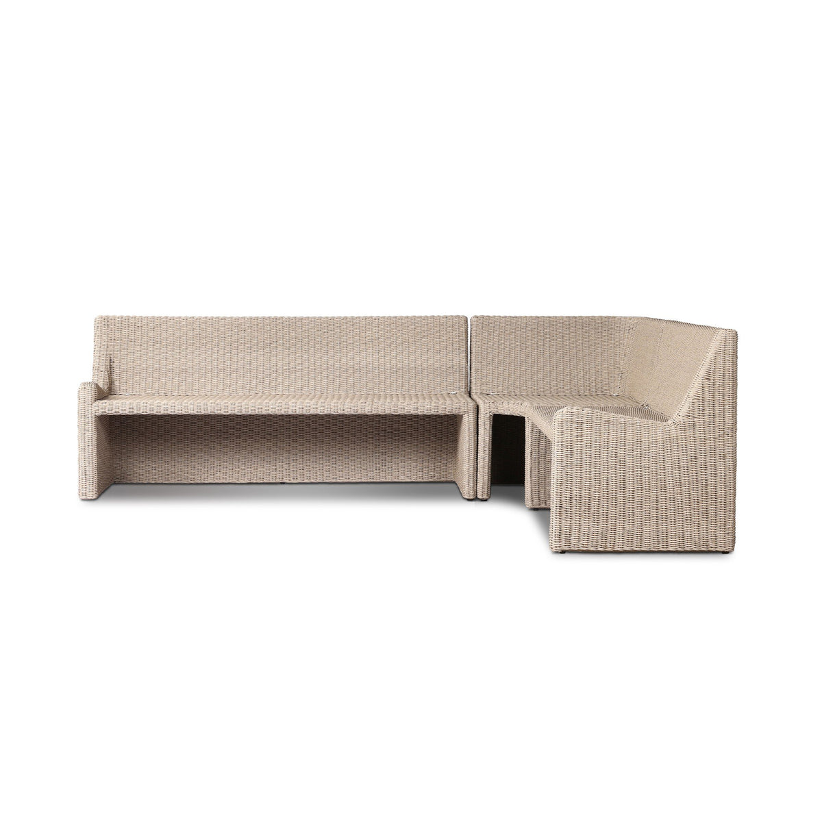 Senna Outdoor Dining Banquette L Shape 106"-Right