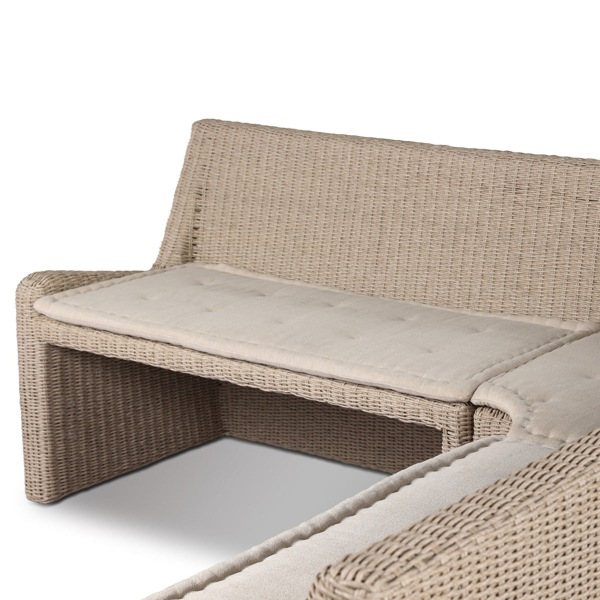 Senna Outdoor Dining Banquette L Shape 83"
