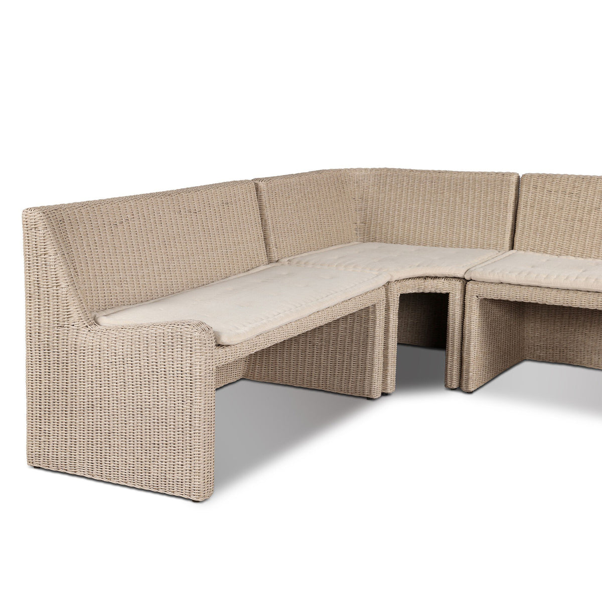 Senna Outdoor Dining Banquette U Shape 117"